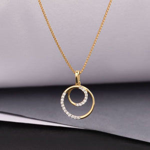 Choker with Gold Pendant